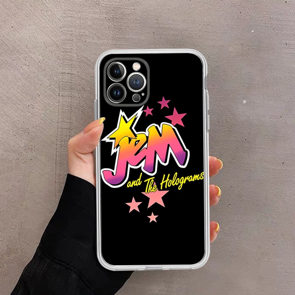 Jem And The Holograms Phone Case For iPhone 14 11 12 13 relaxMini Pro XS Max Cover 6 7 8 Plus X XR SE 2020 Funda Shell. 