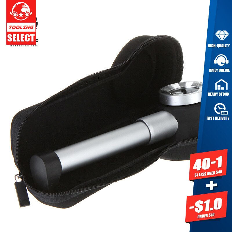 FGHGF 20X Handheld Magnifier Magnifying Glasses Glass Loupe Reading Hand Mini Microscope 3 LED Lights Lamp Lupa. 