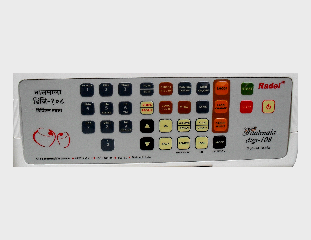 Radel Taalmala Digi-108 Digital Tabla. 