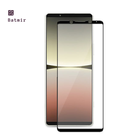 For Sony Xperia 5 IV Front Screen Protector 9D Tempered Full Screen Coverage Glass Protector Black