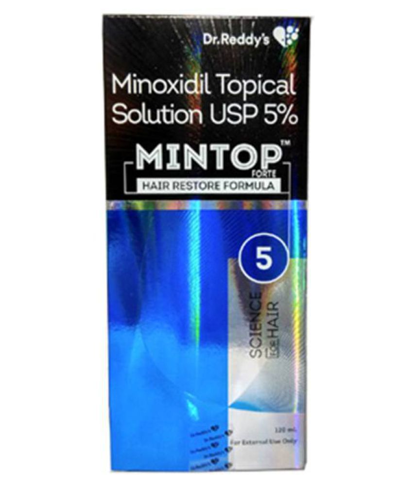 Dr.Reddy's Minoxidil Topical Solution USP 5% Mintop Hair Restor Formula ...