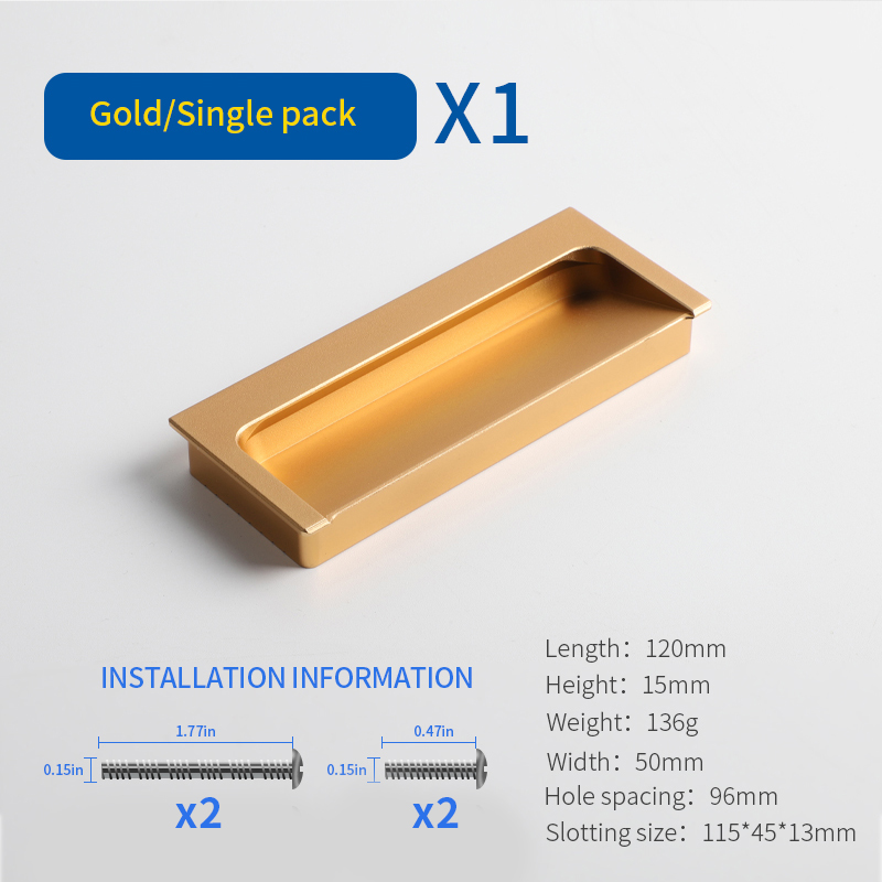 BON closet cabinet door concealed handle recessed groove concealed buckle concave sliding door handle hidden door handle. 