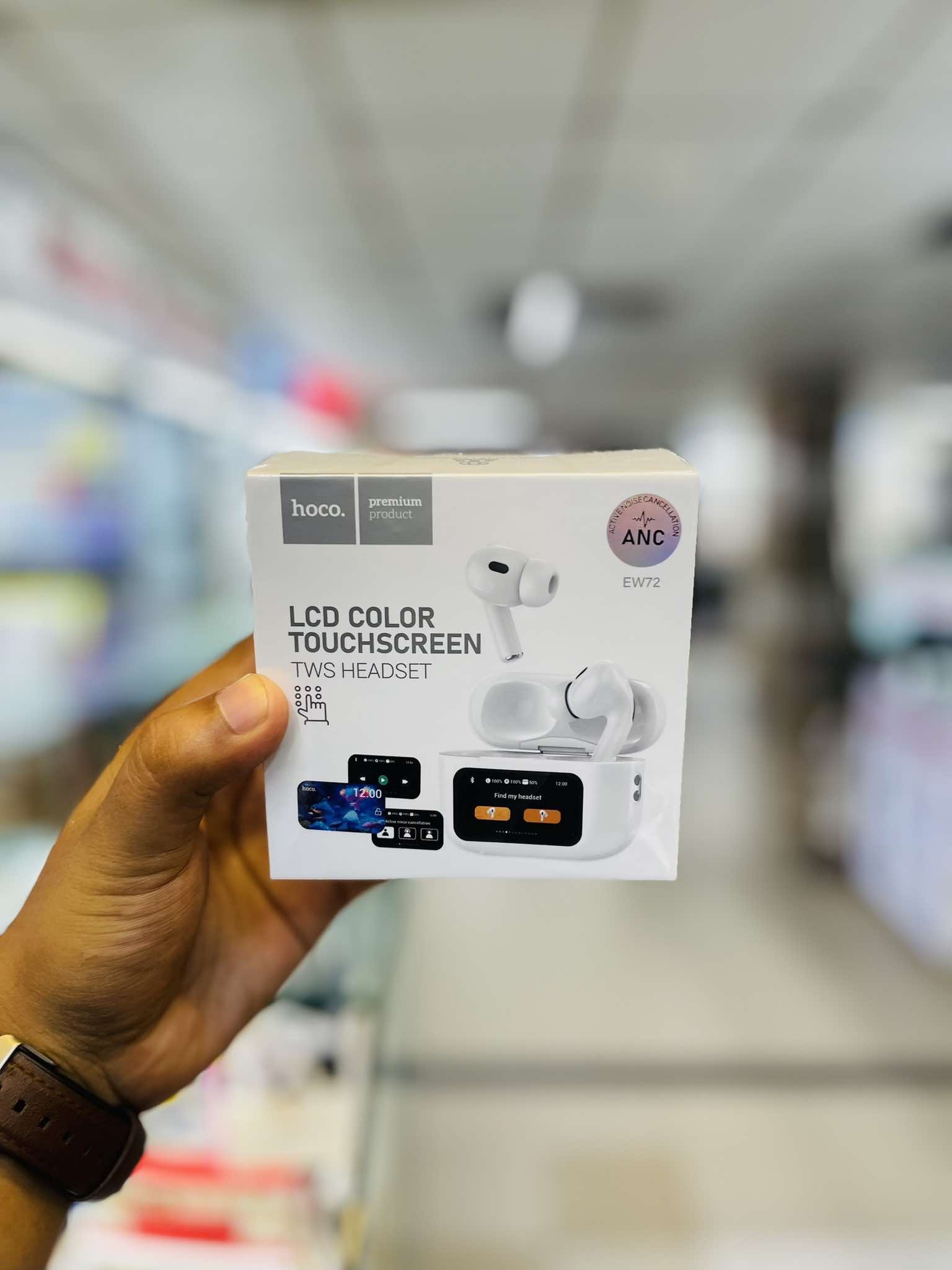 Hoco EW72 TWS Earbuds HD Display ANC. 
