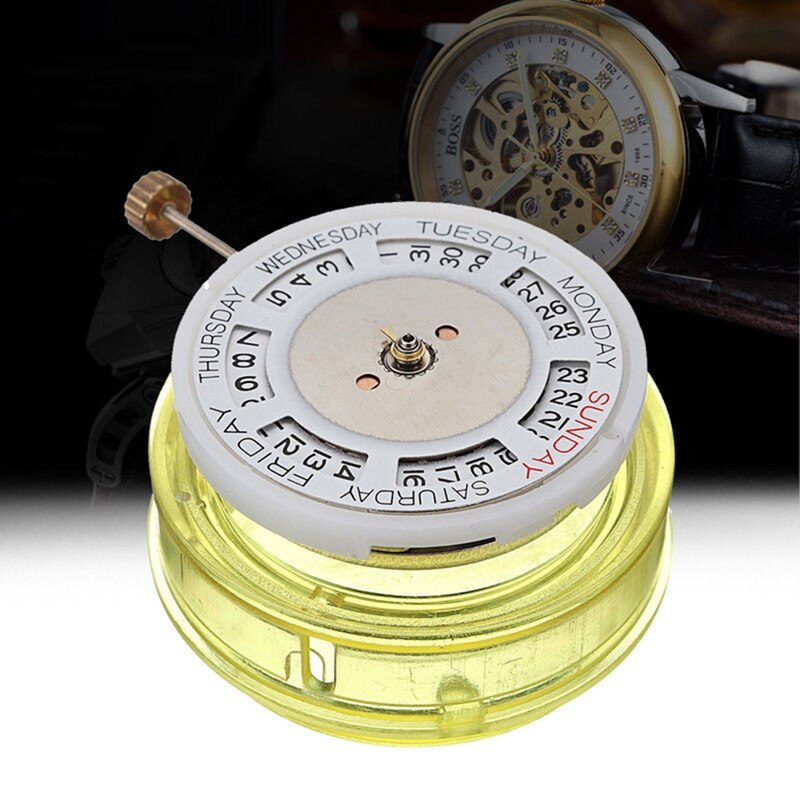 2813 8205 Automatic Movement Watch Double Calendar Day Date Accuracy Direct Replace For Mechanical Watch Movement Repair. 