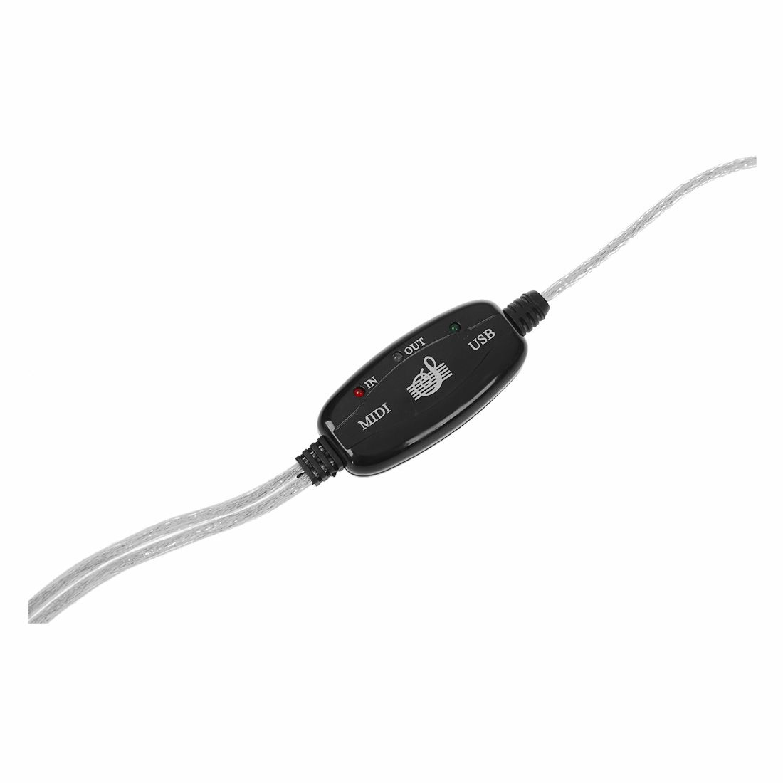 USB IN-OUT MIDI Cable Converter PC to Music Keyboard Adapter Cord. 