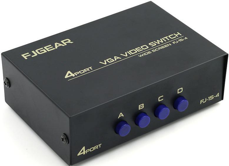 VGA Switch 4 in 1 Port out ^^black^^. 