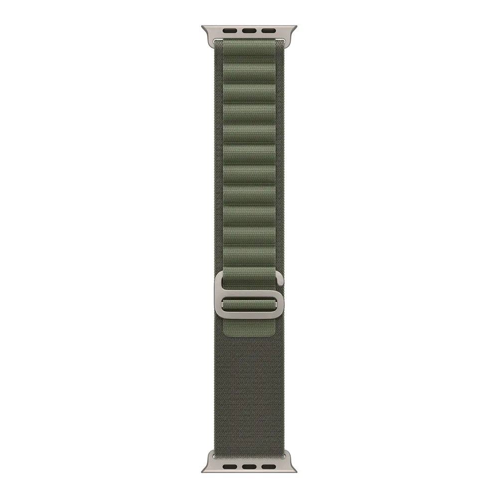 Alpine Loopback Strap Double-Layered Polyester woven fabric with seamless joint For apple watch 8 Ultra 49mm/7 45mm/SE 2022 44mm. 