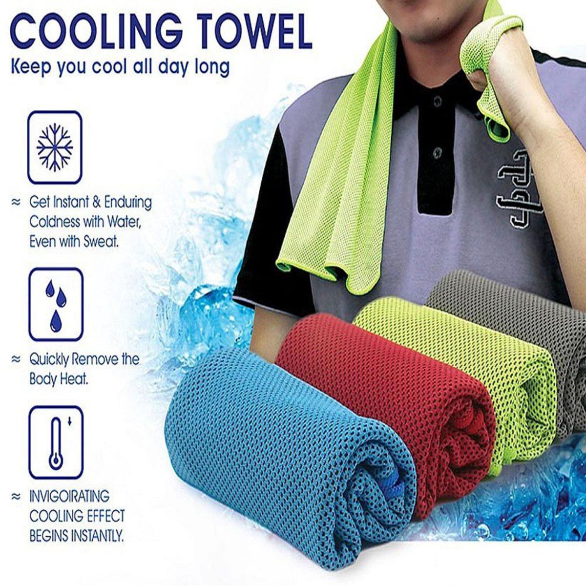 The Gym Bib - Light Grey Gym Towel - Cooling Towel Set - Towel Sets Gym  Towels - Workout Towels