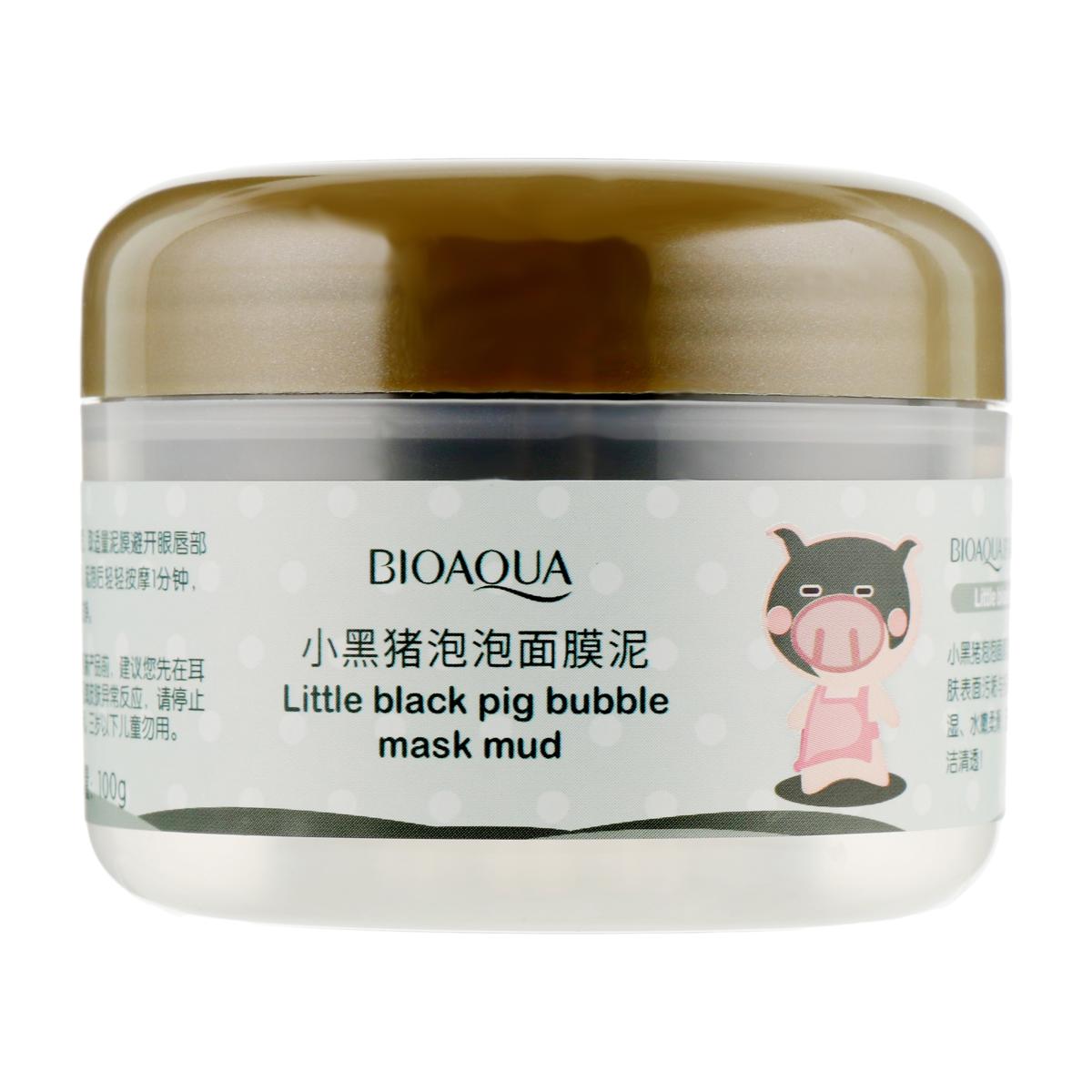 Bioaqua little black pig bubble mud mask Carbonated bubble clay face mask