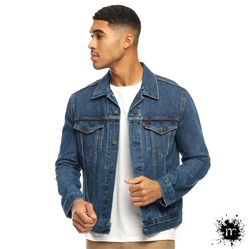 deep blue denim jacket