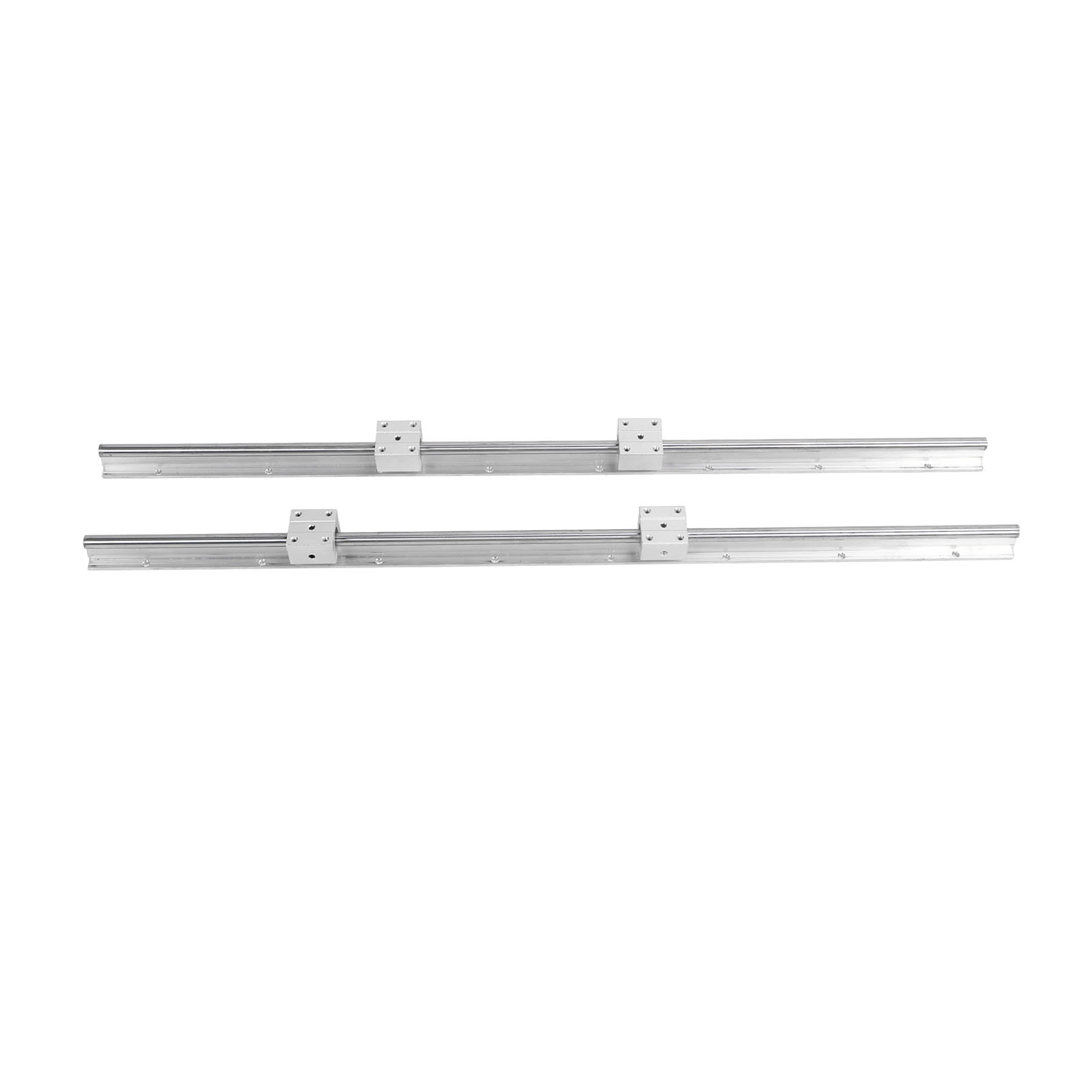 Linear Guide Rail and Slider 800mm Length Linear Rail Slider Set 12mm Diameter Shaft for Machine Tool. 