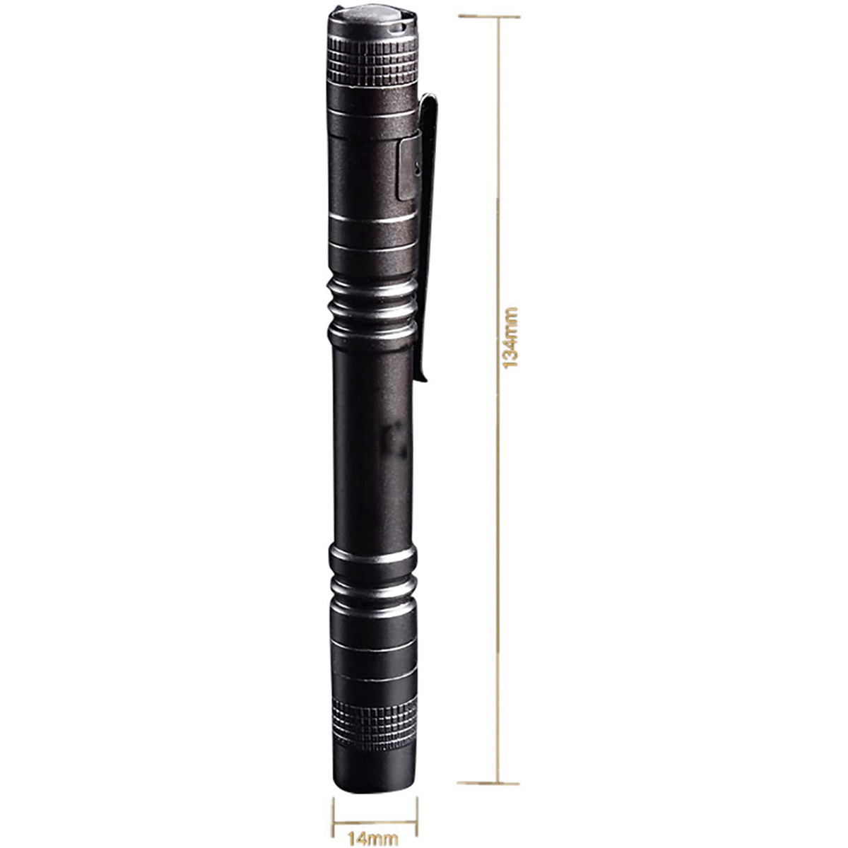 1PC LED Mini Flashlight - High Lumen, Zoomable, Water Resistant Light - Pocket-Size Small LED Flashlight. 