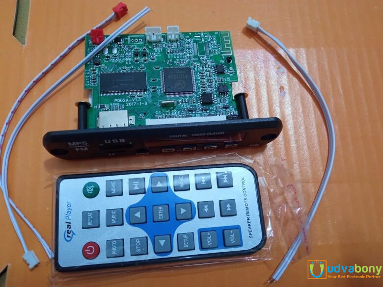 SD CARD MP5 SD Card 5V Audio & Video Kit With USB Card Remote FM TF Radio Audio Module Music Speaker 3.5mm TF Card AUX DIY Remote Control. 