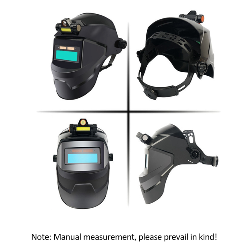 Auto Darkening Welding Helmet Welding Mask with LED Light Solar Powered Welder Helmet Face Mask with 10 Protective Film Easy Install. 