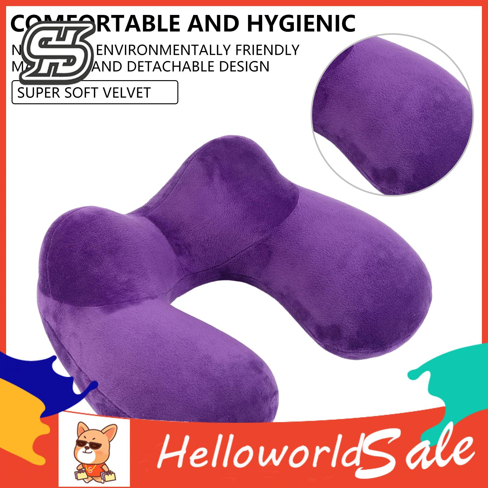 HelloWorld Sleep Neck Pillow No Strangulation Soft Texture Sleep Neck Pillow. 