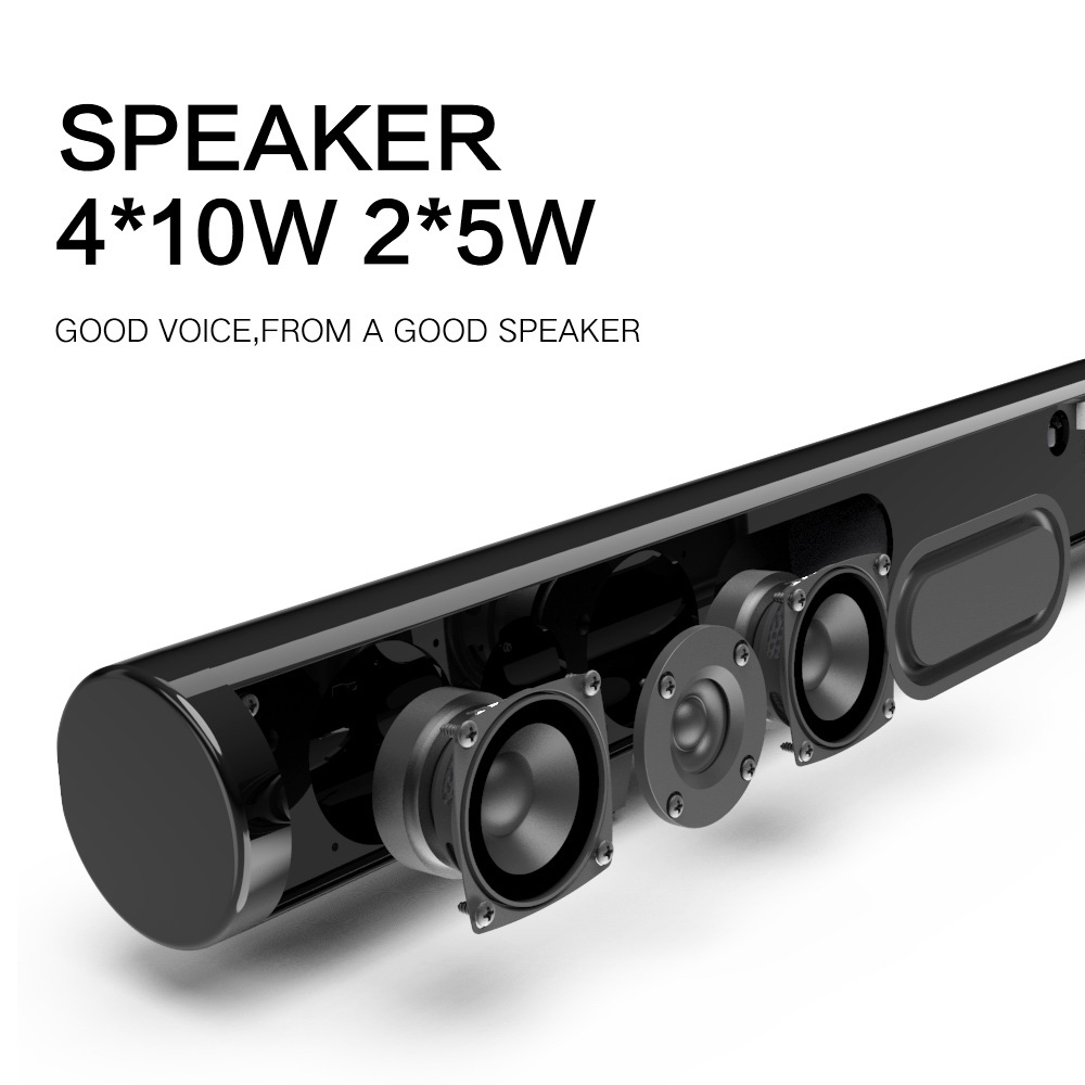 LP1807 Wireless Bluetooth Speaker, Support AUX / Optical / HDMI ARC / RCA / Subwoofer / USB. 