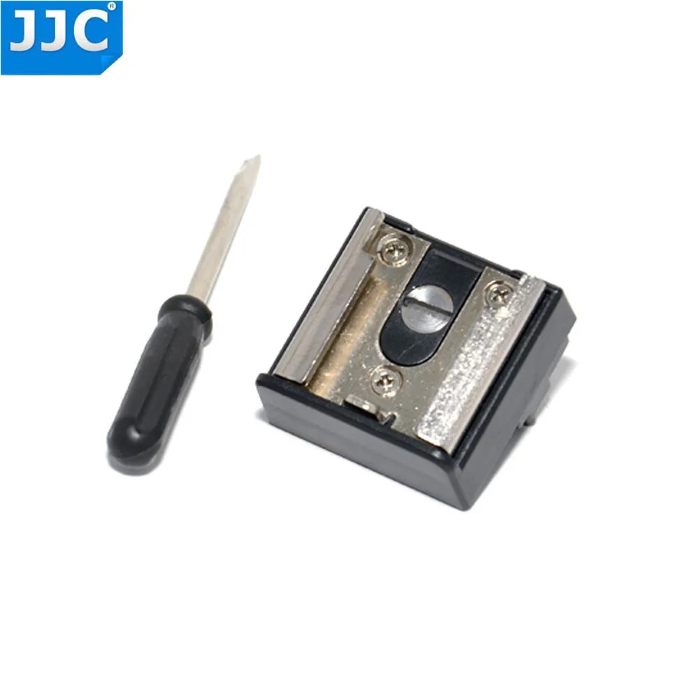 JJC MSA-6 Smart Accessory Terminal to standard Hot Shoe Flash Microphone Adapter For Sony NEX5 NEX 5N NEX C3 NEX 3 camera. 