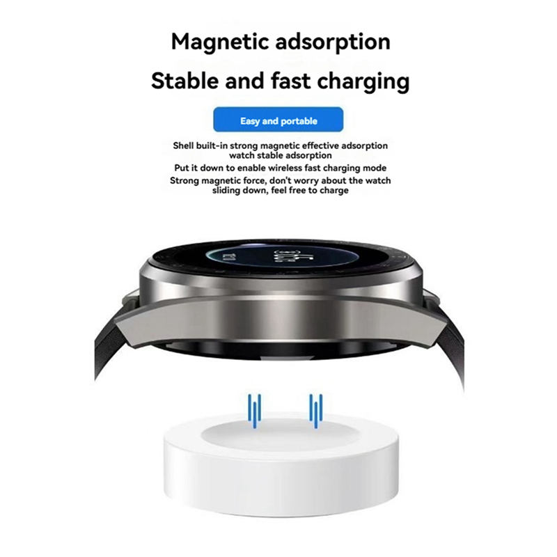 3X Wireles Magnetic Charger for Watch 4 3 Pro D GT5 GT4 GT3 GT3 Pro GT Cyber Runne GT 2022 Smart Watch. 