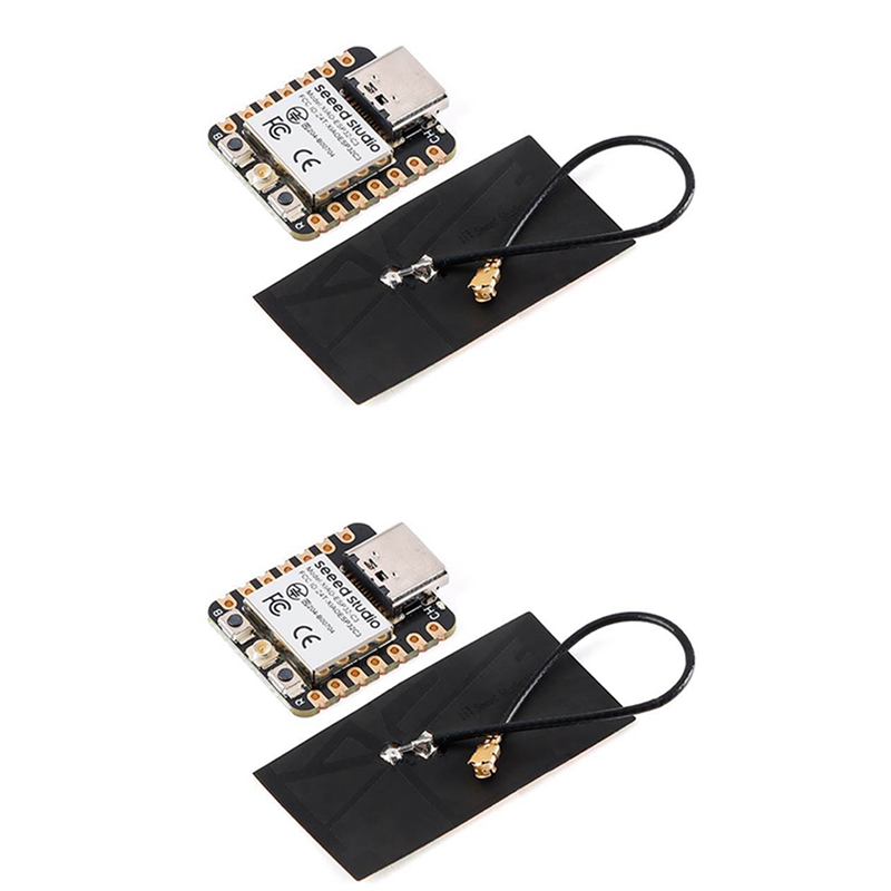 2X Seeeduino XIAO ESP32-C3 WiFi Bluetooth Mesh 5.0 Development Board Modul 4MB Flash 400KB for