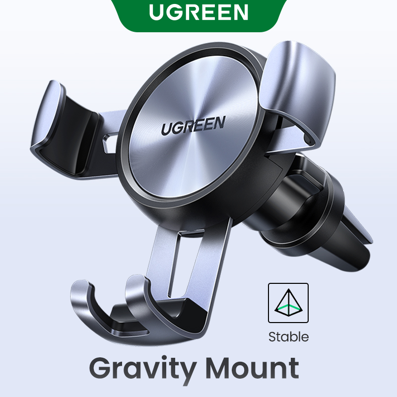 UGREEN Car Phone Mount Air Vent Cell Phone Holder Compatible for iPhone 11 Pro Max SE XS X XR 8 Plus 7 6 6S, Samsung Galaxy Note20 S20 S10 S9 S8 Note 9 8 S7 Edge, Google Pixel 4 3 XL LG V40 V30 G7 G8,Oneplus 8,8Pro,7,7 Pro, Xiaomi 10,10 Pro, 10T. 
