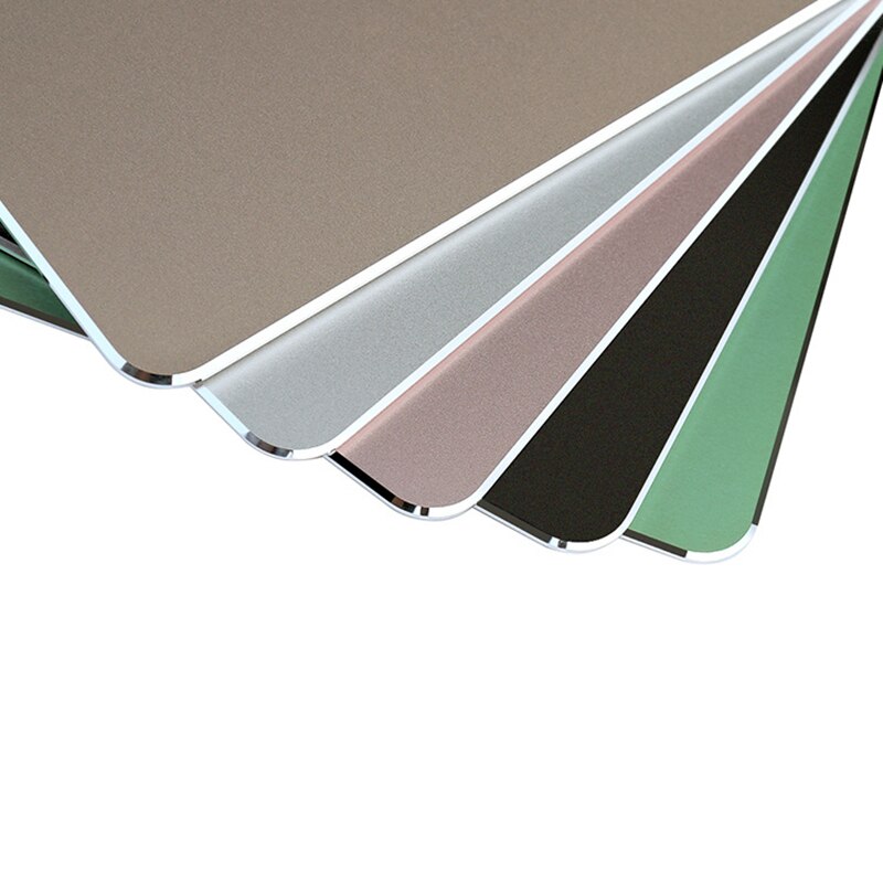 HXSJ Metal Mouse Pad Mat Hard Smooth Matte Thin Non-Slip Waterproof Fast and Accurate Control Mousepad for Office Home. 