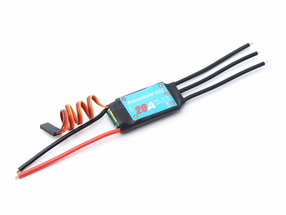 Bidirectional 20a/30a/40a/50a/60a Brushless Esc for Rc Car/boat/ Remote Control Ship Pneumatic Underwater Propelle - remote control car. 