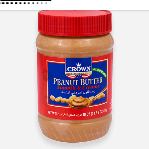 Crown Peanut Butter Smooth & Creamy 510 gm