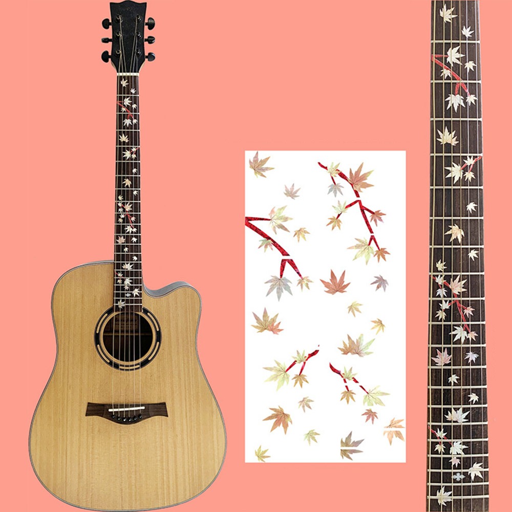 New PVC Guitar Fretboard Sticker Guitarra Accessories DIY Bass Inlay ...