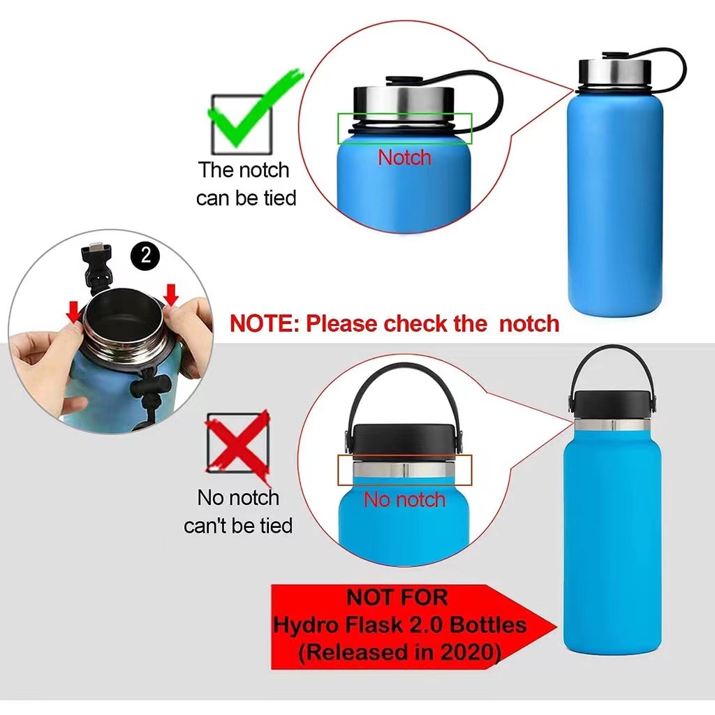 ⭐ Tumbler Accessories 530ml/750ml Tyeso Silicone Boot with Paracord Handle for Tumbler Tyeso Accessories Set, Silicone Protector for Tumbler Anti-Slip Bottom Sleeve Cover & Paracord Rope Water Bottle Handle Set for Tyeso and Other Wide Mouth Bottles. 