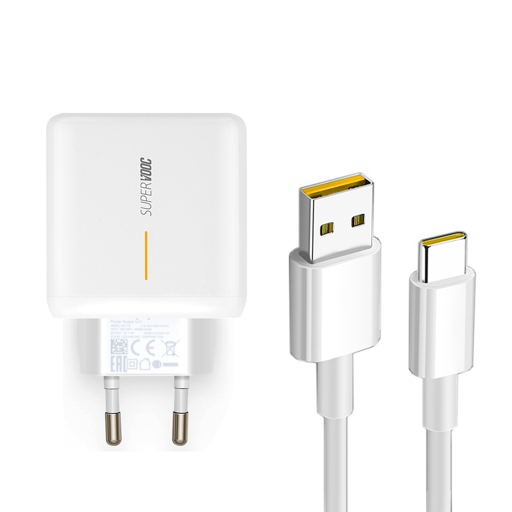 65W Supervooc 2.0 Fast Charger For OPPO Reno Ace Ace2 Reno4 Reno5 Reno6 Reno7 Reno5K SE Pro Pro+ 5G USB Type-C Cable. 