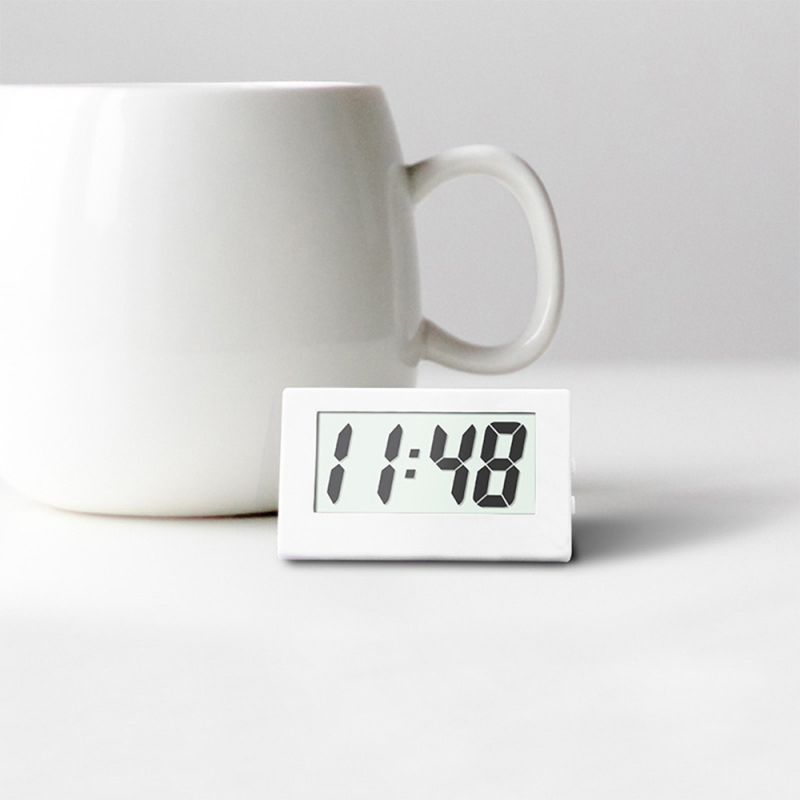 Mini Small Digital Desk LED Display Clock Travel Electronic Clock Home Office Desk Clock. 