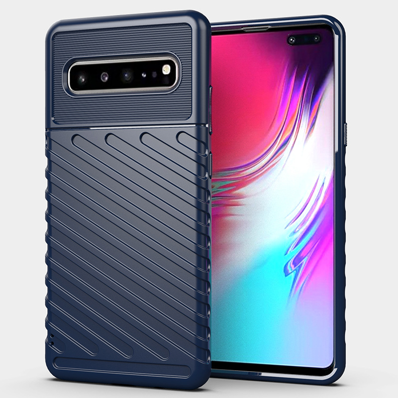 Applicable to Samsung S10 5G Mobile Phone Case Samsung S105G Phone Case Thunder Military Anti-Fall Silicone All-Inclusive. 