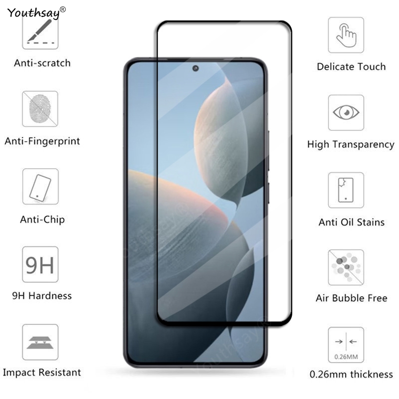 Poco F protective lens film ro screen protector o F6 P Xiaomi Poc6 Pro Poco F6 in 1 glass full coverage tempered glass suitable for 6 Pro. 