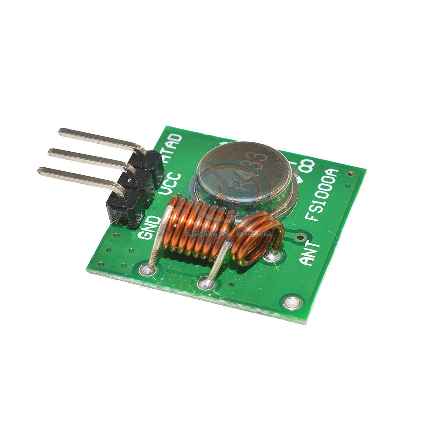 433Mhz RF Transmitter & Receiver Module Kit for Arduino / ARM /MCU WL. 