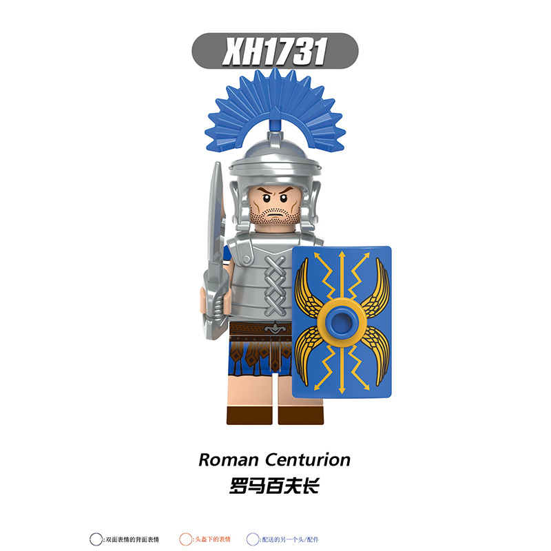 【Lejia】Single Sale Hot Medieval knights Building Block Spartan Woman Roman Centurion Roman Soilder Hero of Sparta Knights Templar Building Block Anime Series Toys For Gift X0316. 