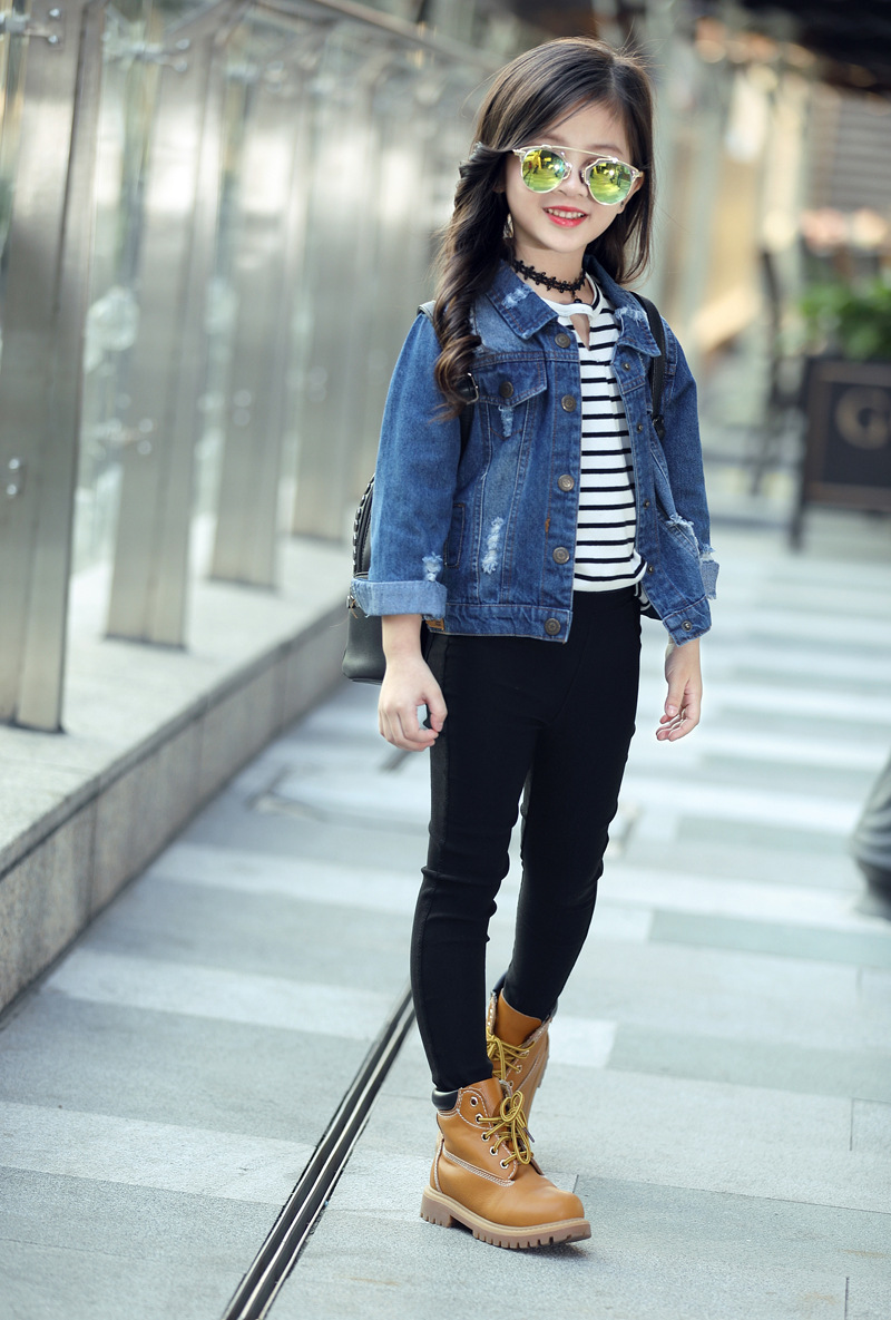 Girls leggings Spring and Autumn New Baby Korean Children's Pants Hot Selling Manufacturers Children's slim small foot pencil pants