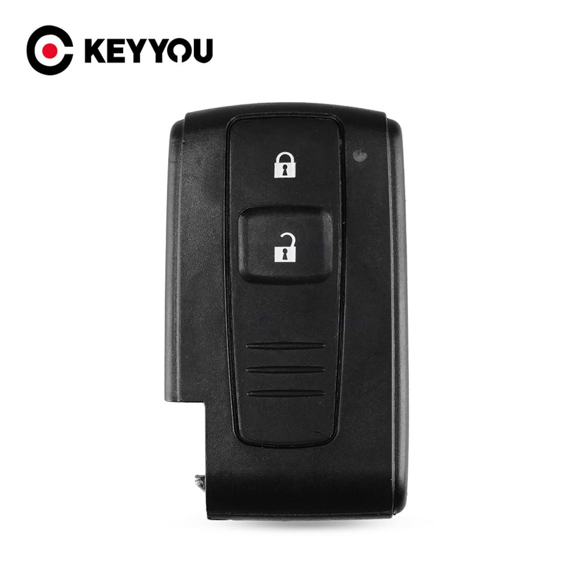 For Toyota Prius Fob 2 Buttons Smart Remote Key Keyless Entry Case Shell Without Key Blade