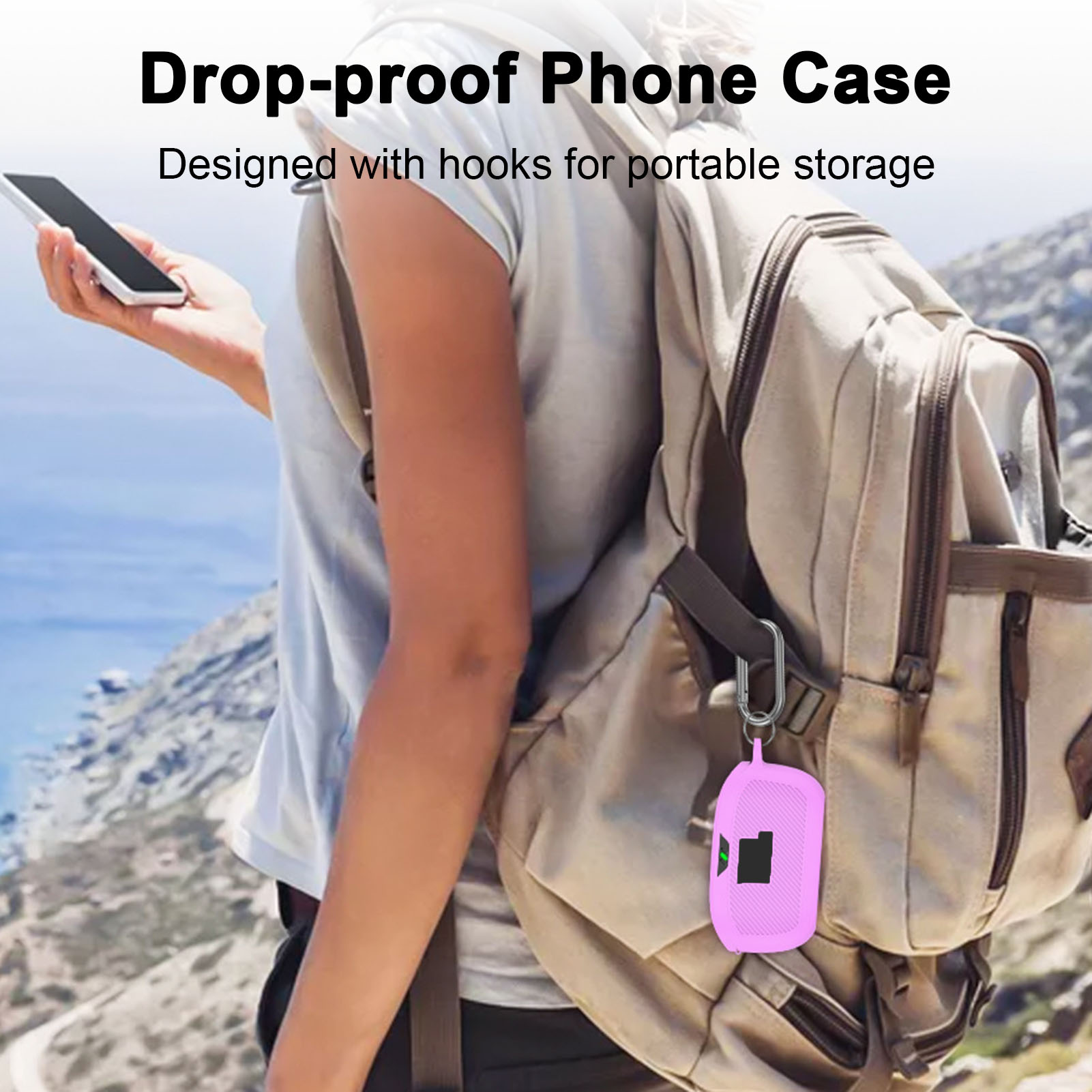 Heavy-duty Phone Case Shockproof Silicone Case for Jbl Vibe Buds Anti-fall Dust-proof Portable Storage Bag with Charging Hole Design Buyers' Favorite Protective Case. 