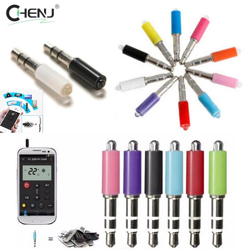 Universal 3.5mm Mobile Phone Smart Infrared IR Remote Control Jack For IOS/ Android Mini Intelligent Remote Control Plug
