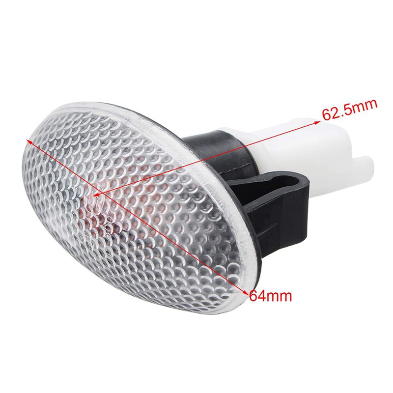 632574 2 X Turn Signal Side Marker Light Repeater Lamp Indicator for Peugeot 206 407 607. 