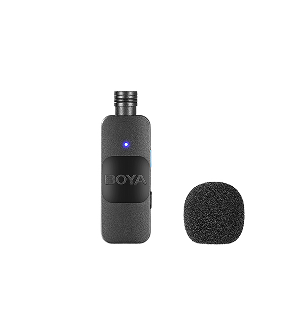 BOYA BY-V2 Ultracompact 2.4GHz Wireless Microphone System for iOS Device. 