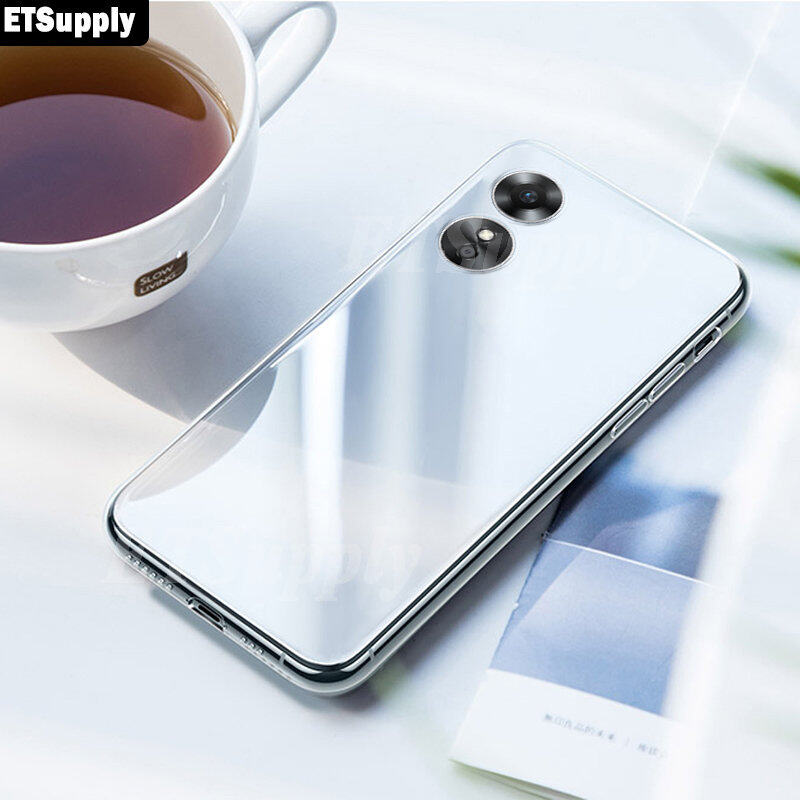 （2pieces）OPPO A17 A17k Case Transparent Phone Case Transparent Clear Anti-oxidation Clear Casing for OPPO A17k A17 Silicone TPU Phone Cover. 