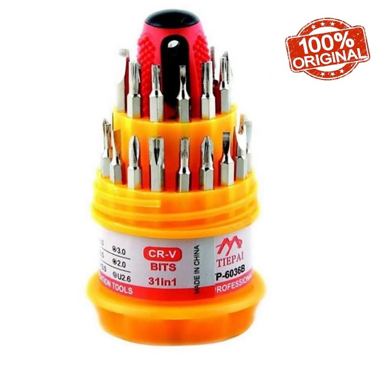 31 in 1 Screw Driver Set - Yellow