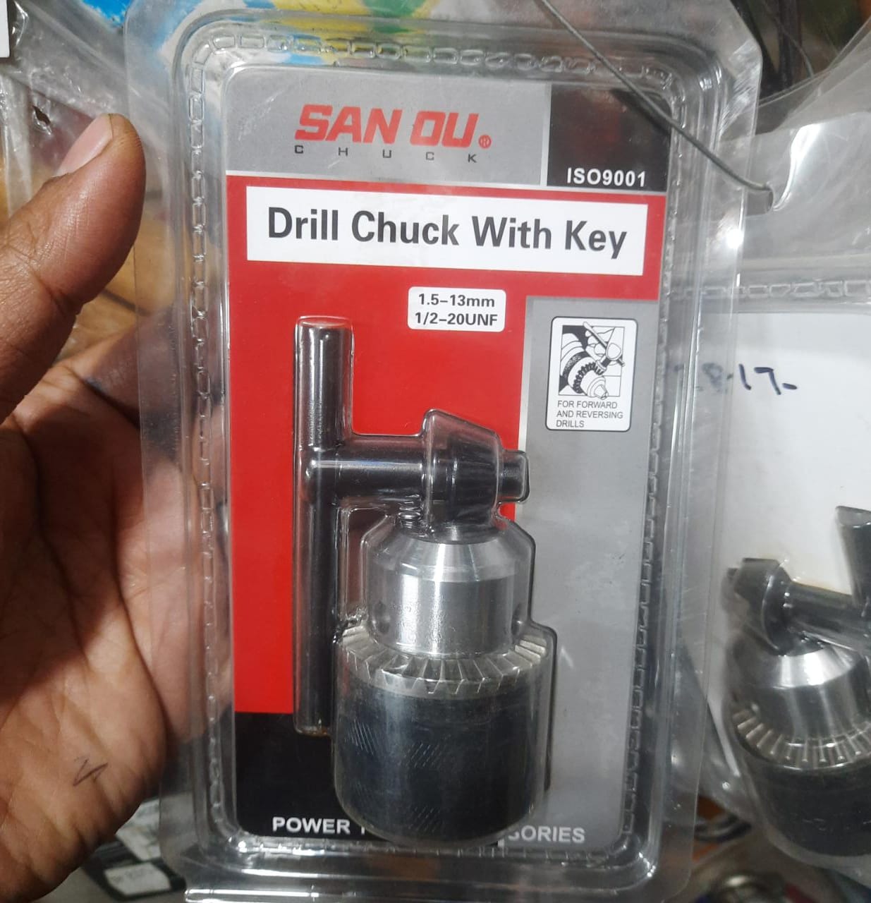Drill Chuck & Key 13mm 1/2 1.5-13mm keyed drill chuck PLAIN MOUNT DRILL CHUCK ADAPTER same as picture. 