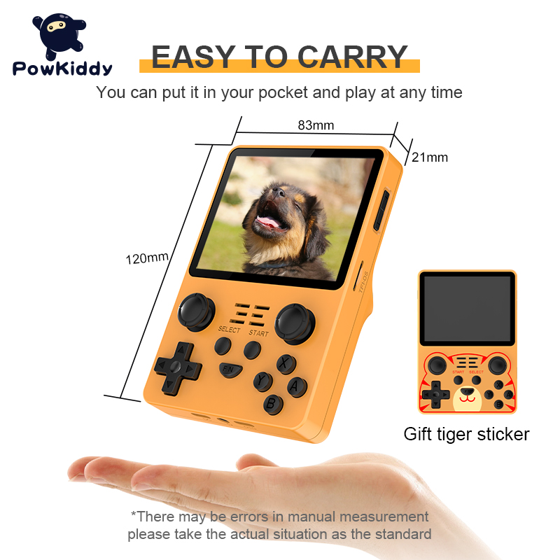 POWKIDDY RGB20S 256G 40000 Game Handheld Devices Pocket Retro Console -Option -White 16G-256G-Option -White 16G-256G. 