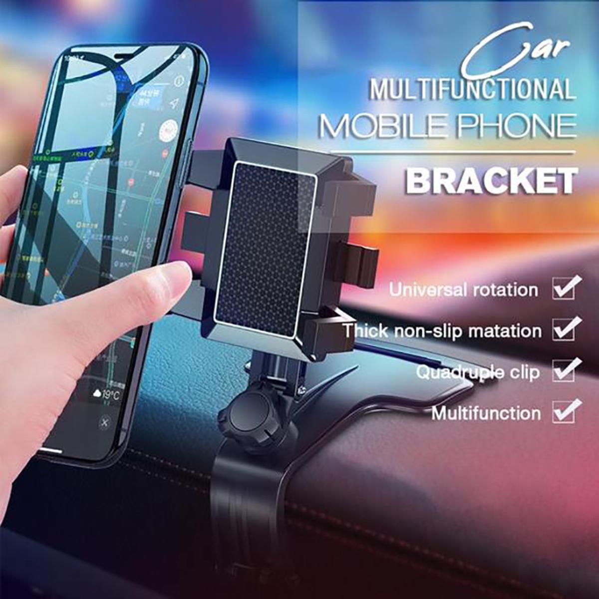 Upgrade Car Multifunctional Phone Bracket 360°Stand Bracket Clip Upgrade Spida Mount - Universal Phone Clip 1200° Degree Rotation For 3-7 Inch phones Good effect and easy to use. 