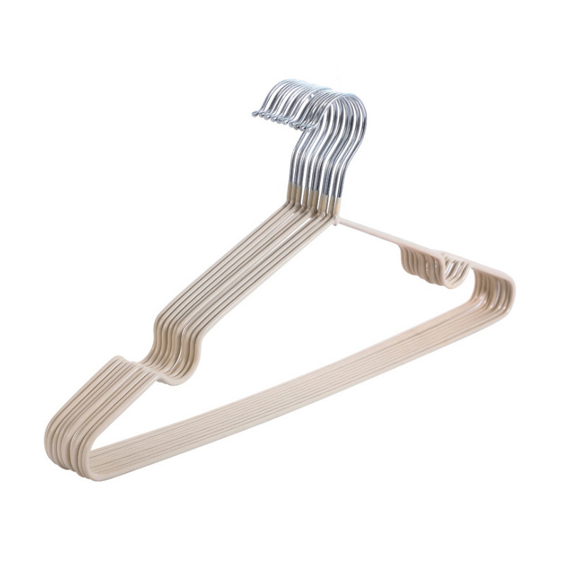 <p>Product Name: Wholesale Hanger Bold Household Traceless Minimalist Hanger Metal Adult and Child Anti slip Belt Groove Immersion Plastic Hanger<br>
Product category: hangers<br>
Material: Metal clinker<br>
Material: Dipped plastic<br>
Packaging quantity