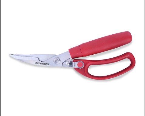 Fish Cutter/Kitchen Scissors/Fish Cutting Scissors -Red. 