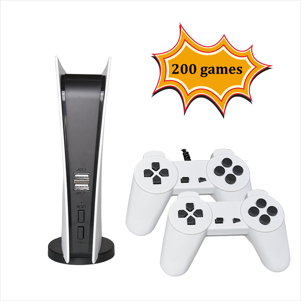 Game Station 5 Video Game Console With 200 Classic Games 8 Bit GS5 TV Consola Retro USB Wired Handheld Game Player AV Output. 