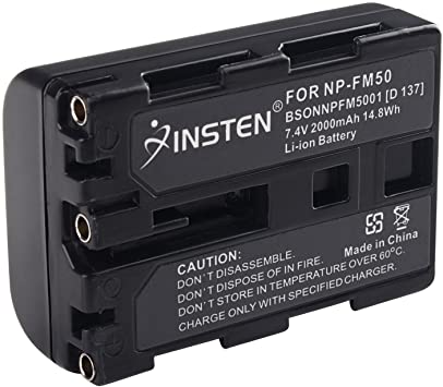 Sony NP-FM50 InfoLithium Battery for Select Sony Camcorders & Digital Cameras